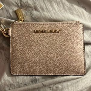 Brand new Light pink Michael Kors coin purse
